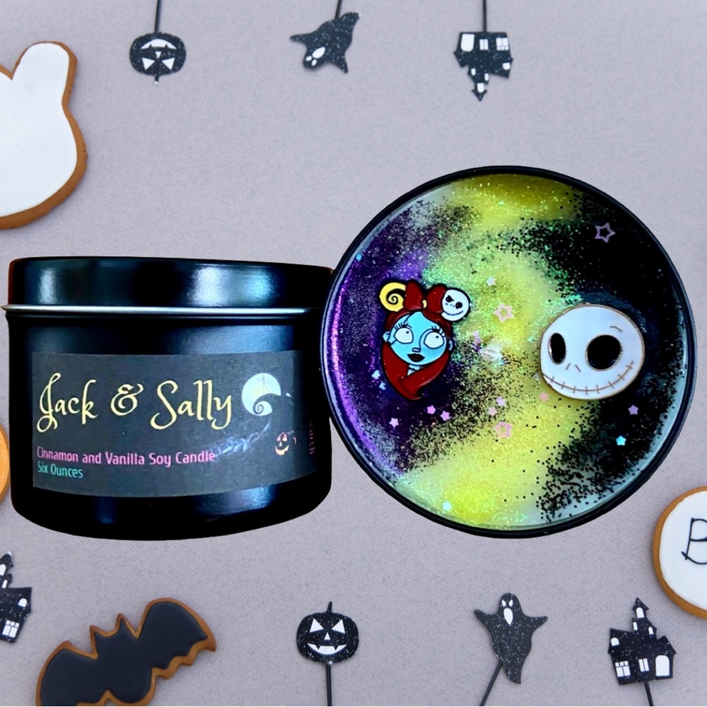 Jack & Sally Candle 🎃 Soy Wax
